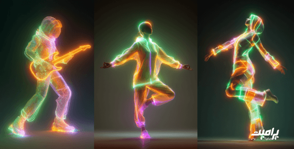 پرامپت رندرهای نورانی جذاب